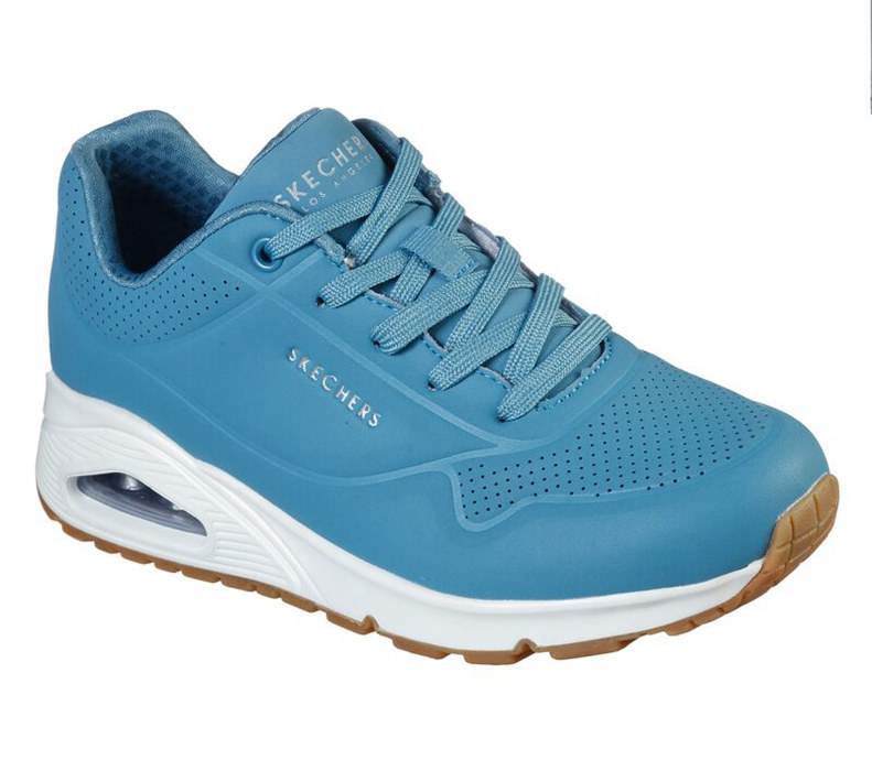 Skechers Uno - Stand On Air - Womens Sneakers Blue [AU-HR3433]